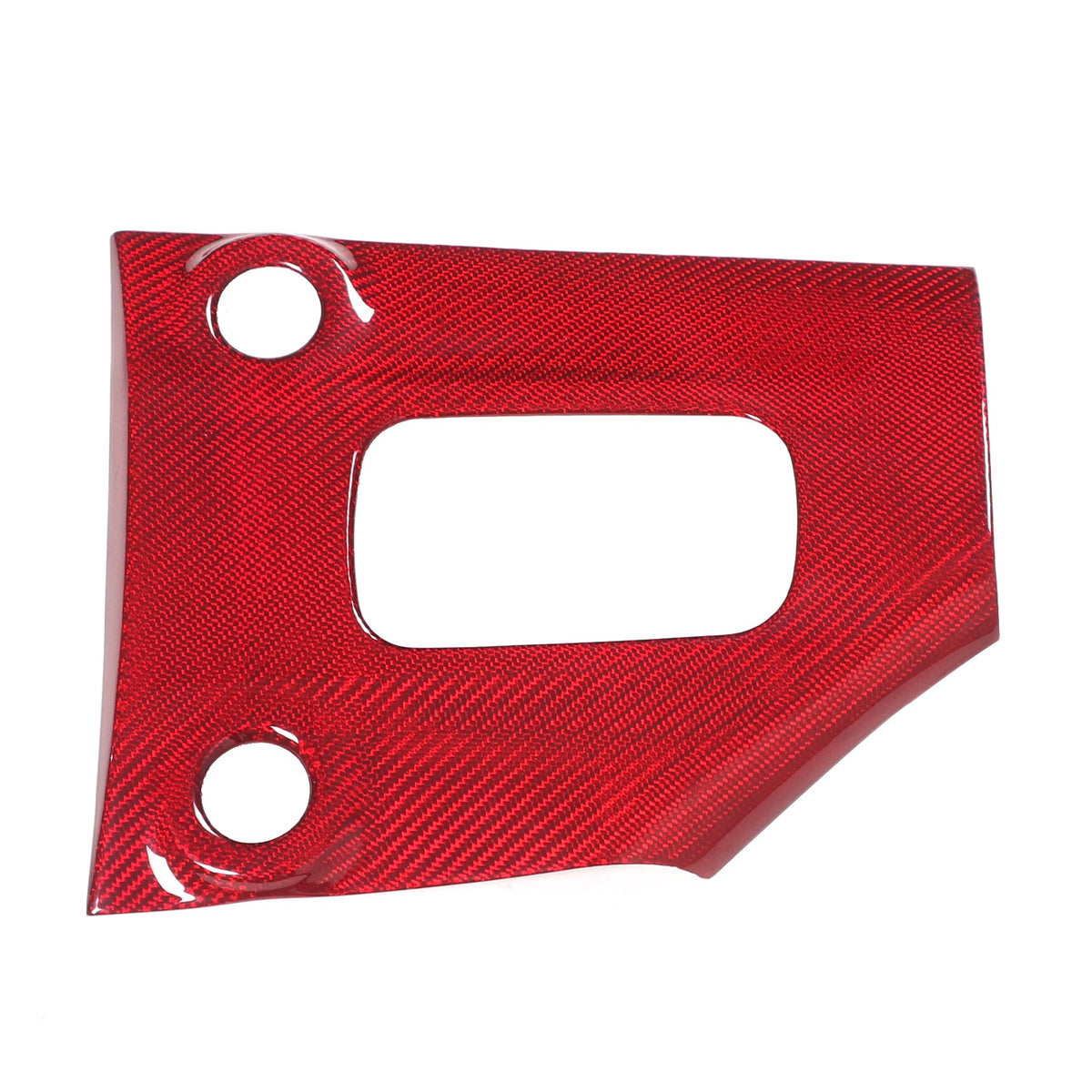 Red Real Carbon Fiber Gear Shift Panel Trim For Nissan Z RZ34 400Z AT 23+ US 11