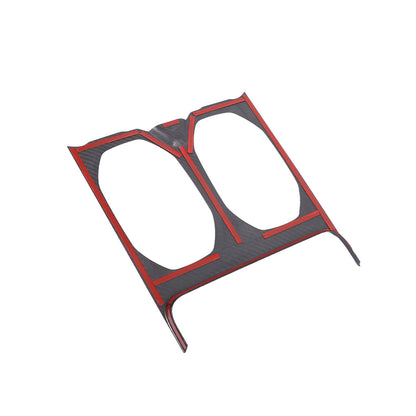 Matte Real Carbon Fiber Center Gear Cup Panel Trim For Lamborghini URUS 18-23 9