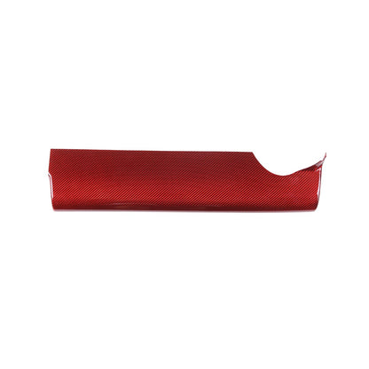 Red Real Carbon Fiber Interior Center Console Trim Set Kit For Subaru BRZ 22+ 62