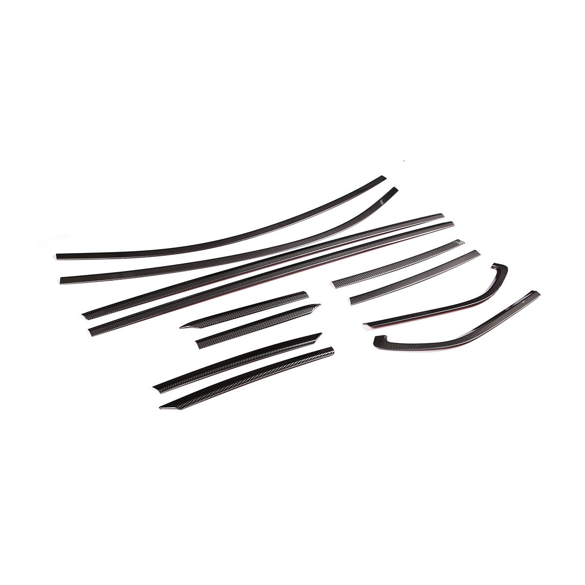 Carbon fiber Steel Car Window Strip Cover Trim For Subaru BRZ 22 US 11