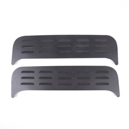 Black Aluminium Alloy Rear Door Window Air Vents Screens For Benz G-class 19-23 5