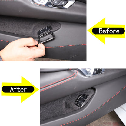 Real Dry Carbon Fiber Full Interior Center Set Trim Kit For Corvette C8 20-25 US - Styles 1-5 55