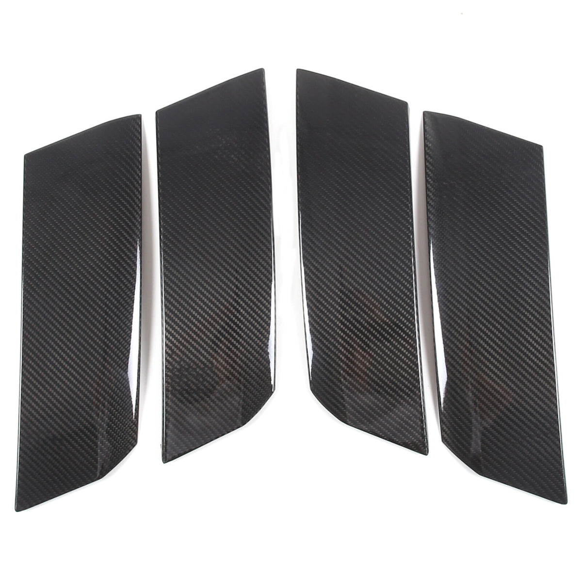 Real Carbon Fiber Side Fender Vents Panel Trim Kit For Corvette C6 2005-2013 3