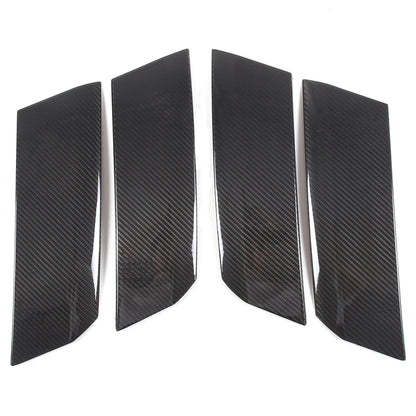 Real Carbon Fiber Side Fender Vents Panel Trim Kit For Corvette C6 2005-2013 3