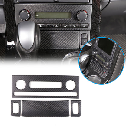 Matte Dry Real Carbon Fiber Center Console Trim Cover For Corvette C6 2005-13 2