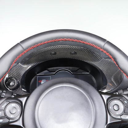 Dry Carbon Fiber Tachometer Frame Cover Trim Fit For GR86 BRZ STI 2022-2026 US 9