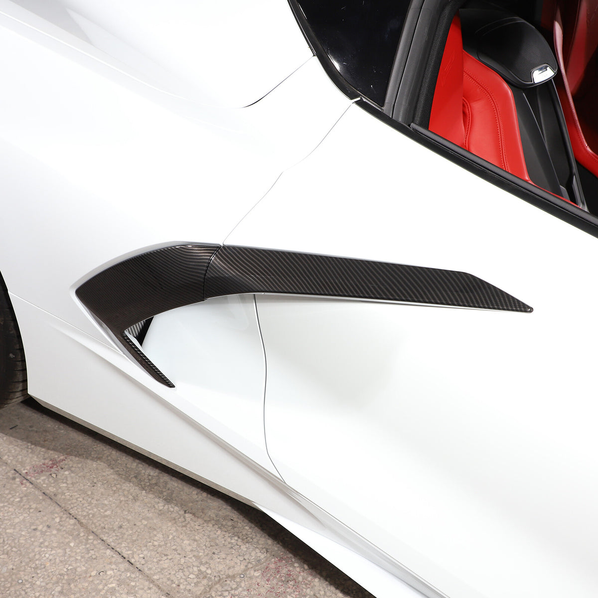 Car Exterior Decoration Cover Trim Kit Accessories For Corvette C8 Coupe 20-25 111