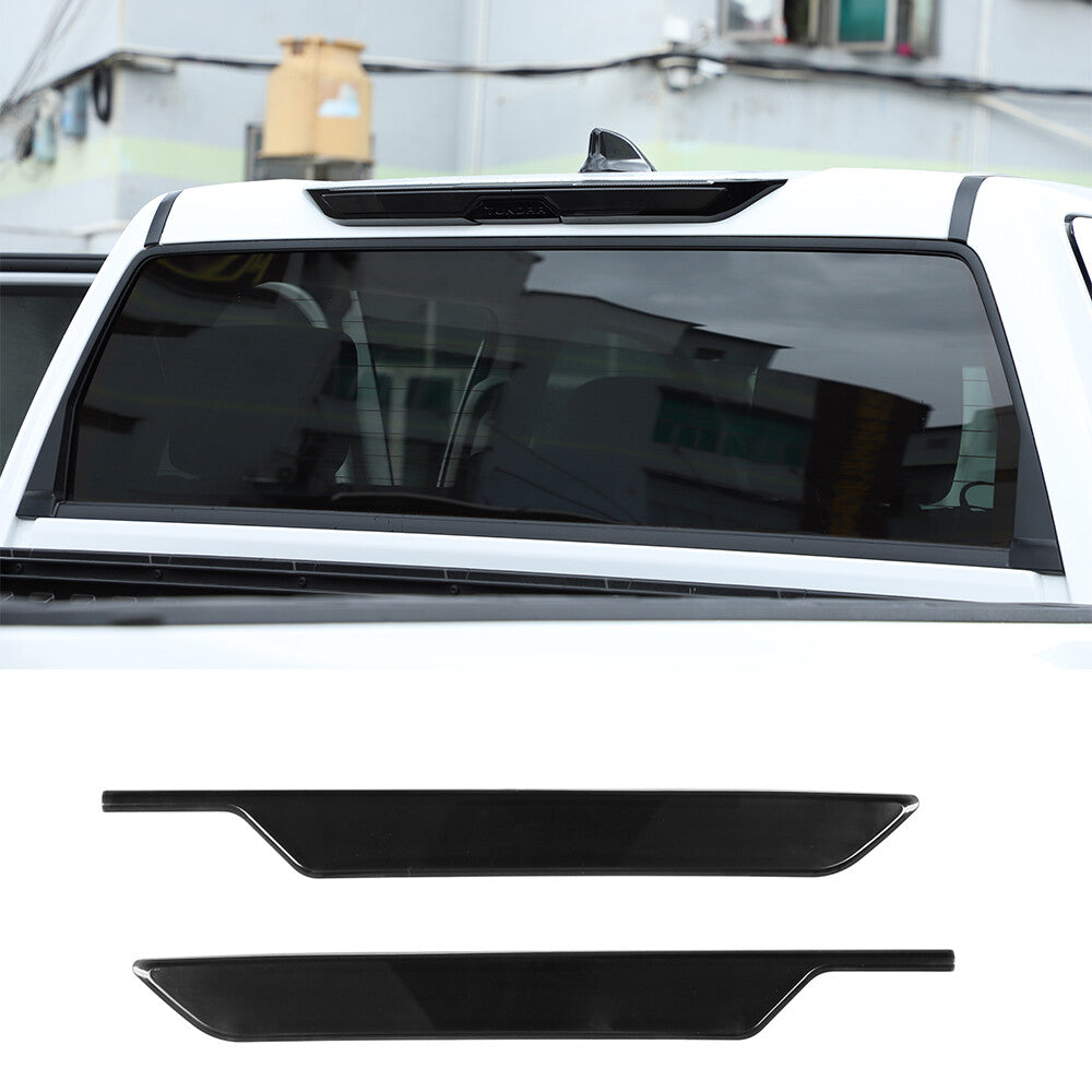 Smoked Black Tail Light & Brake Lamp Cover Guard Trim For TOYOTa TUNDRA 2022-24 9