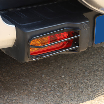 For 07-21 Toyota FJ Cruiser Rear Tail Light Lamp Cover Trim Carbon Steel 2PCS US 9