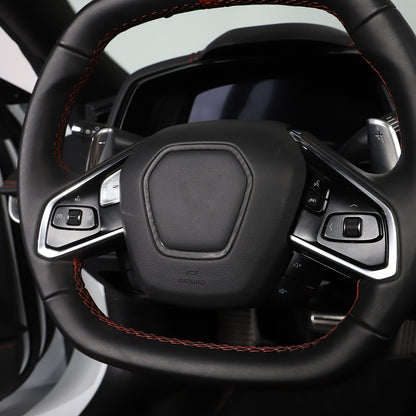 Matte Real Carbon Fiber Interior Exterior Trim Cover For Corvette C8 2020-25 58