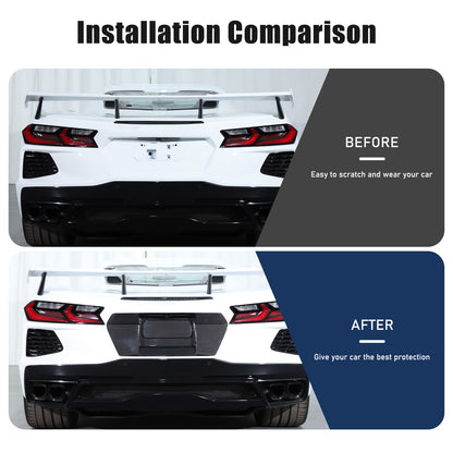 Real Carbon Fiber Full Exterior Set Decor Cover Trim Kit For Corvette C8 2020-26 207