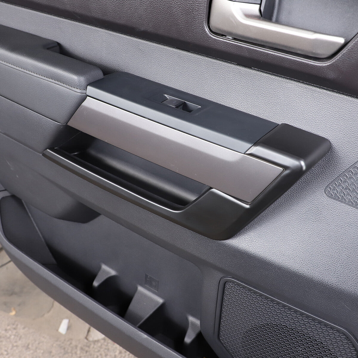 Matte Black ABS Interior Decoration Cover Trim Kit For Toyota Tundra 2022-26 US - Variants 21-25 31