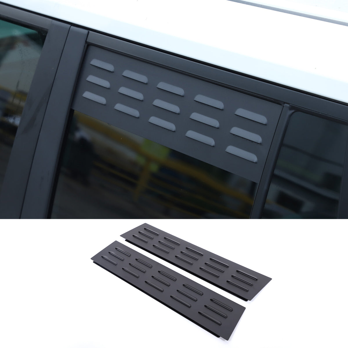 Rear Door Window Louver Air Vent Panel Trim For Toyota Land Cruiser LC250 24+ US 13