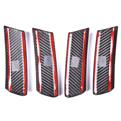 Carbon Fiber Inner Door Armrest Stripe Cover For Mercedes Benz G Class 19-20 12