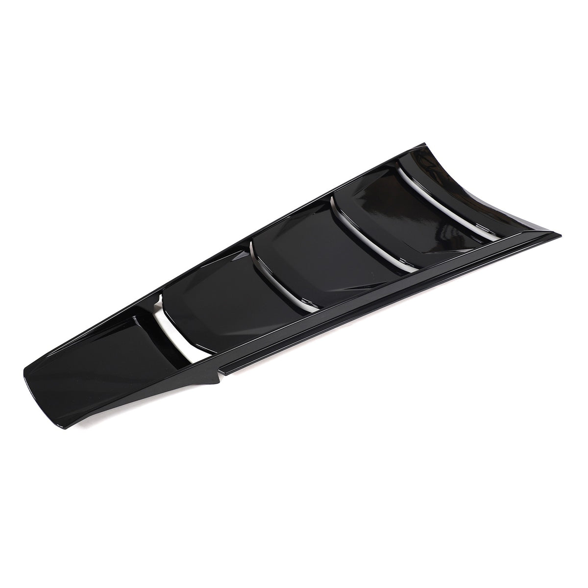 Piano Black Rear Split Window Applique Louver Trim For Corvette C8 Z51 2020+ 19