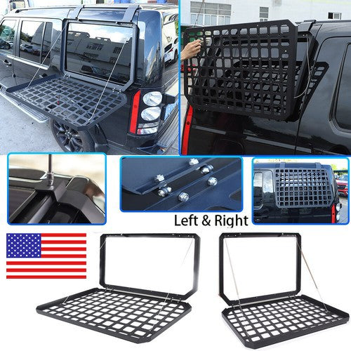 Left & Right Rear Window Molle Panel Rack For Land Rover Discovery 4 LR4 04-16 1
