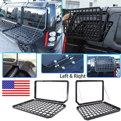 Left & Right Rear Window Molle Panel Rack For Land Rover Discovery 4 LR4 04-16 1