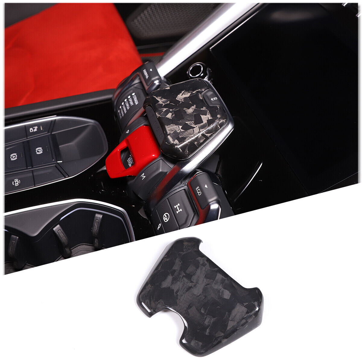 Forged Real Carbon fiber Interior Trim Kit Set For Lamborghini URUS 2018-2023 7