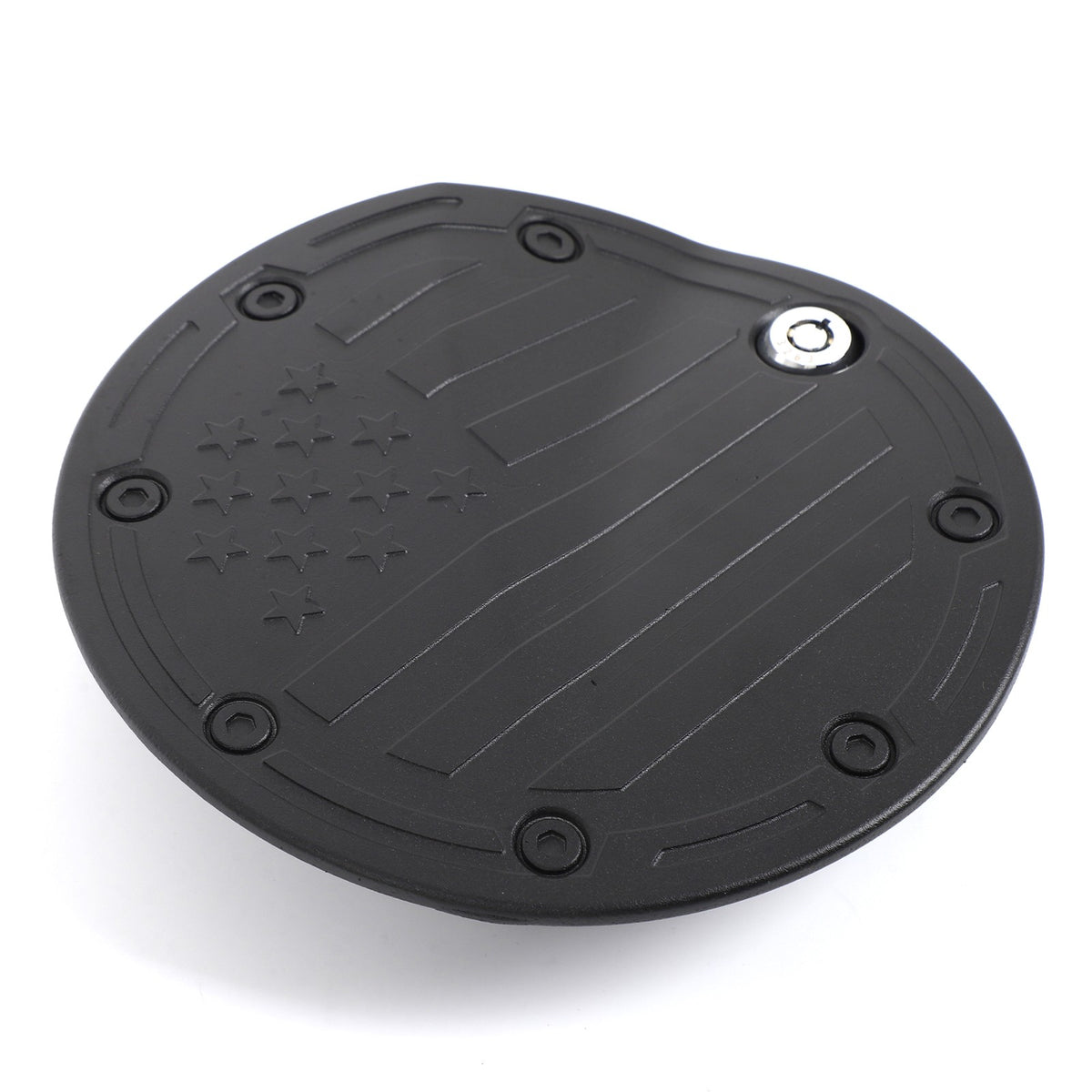 US Flag Alloy Fuel Tank Anti-Theft Lock Cover Gas Cap For Toyota Tundra 22+ 4