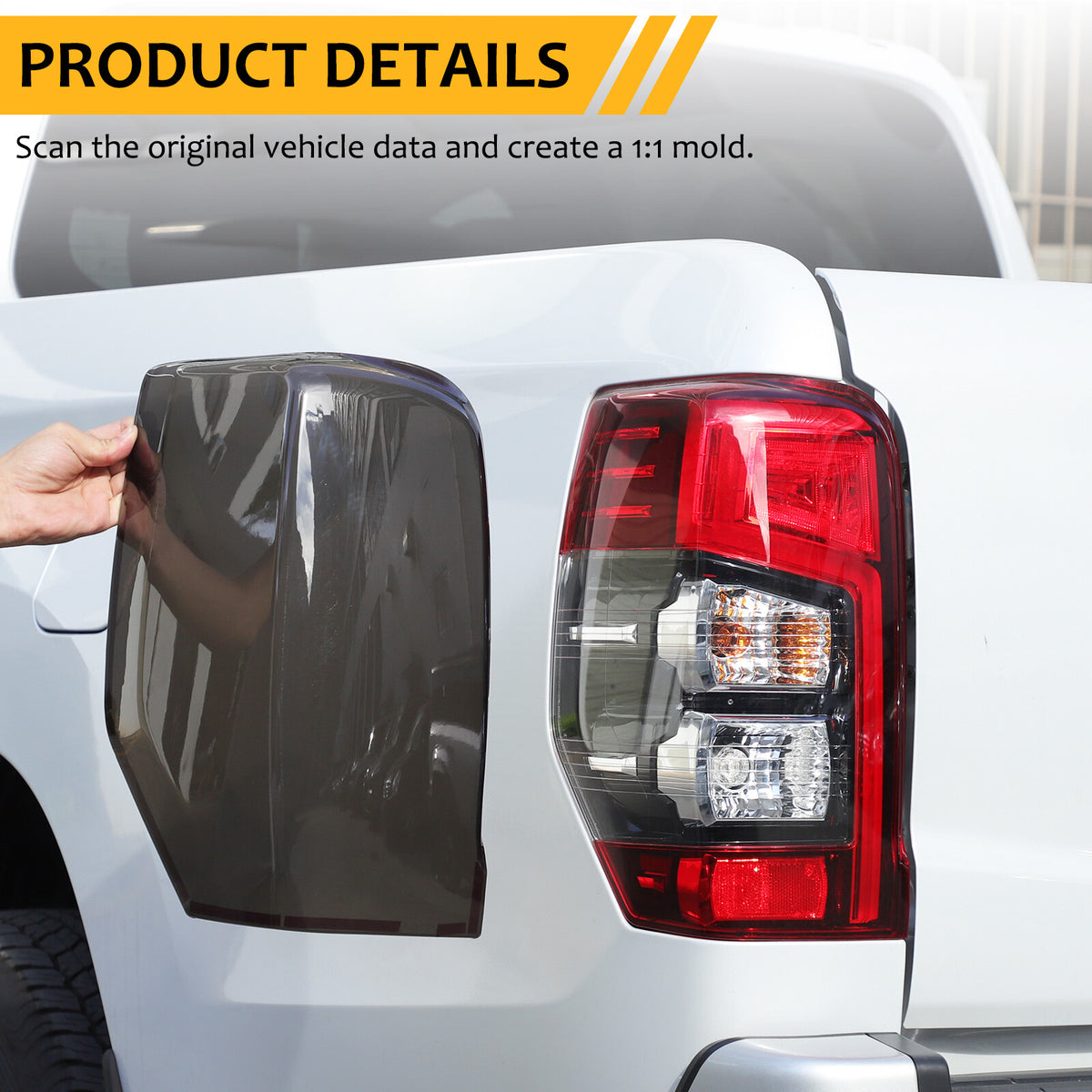 ABS Transparent Smoked Black Gray Tail Light Cover For Mitsubishi L200 2019+ 20