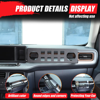 Aluminum Multi-functional Passenger Side Storage Rack For Ford Maverick 2022+ 11