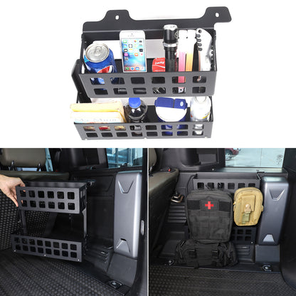 Trunk Cargo Right Side Storage Organizer Pocket Box For LR Defender 110 20-24 US 4