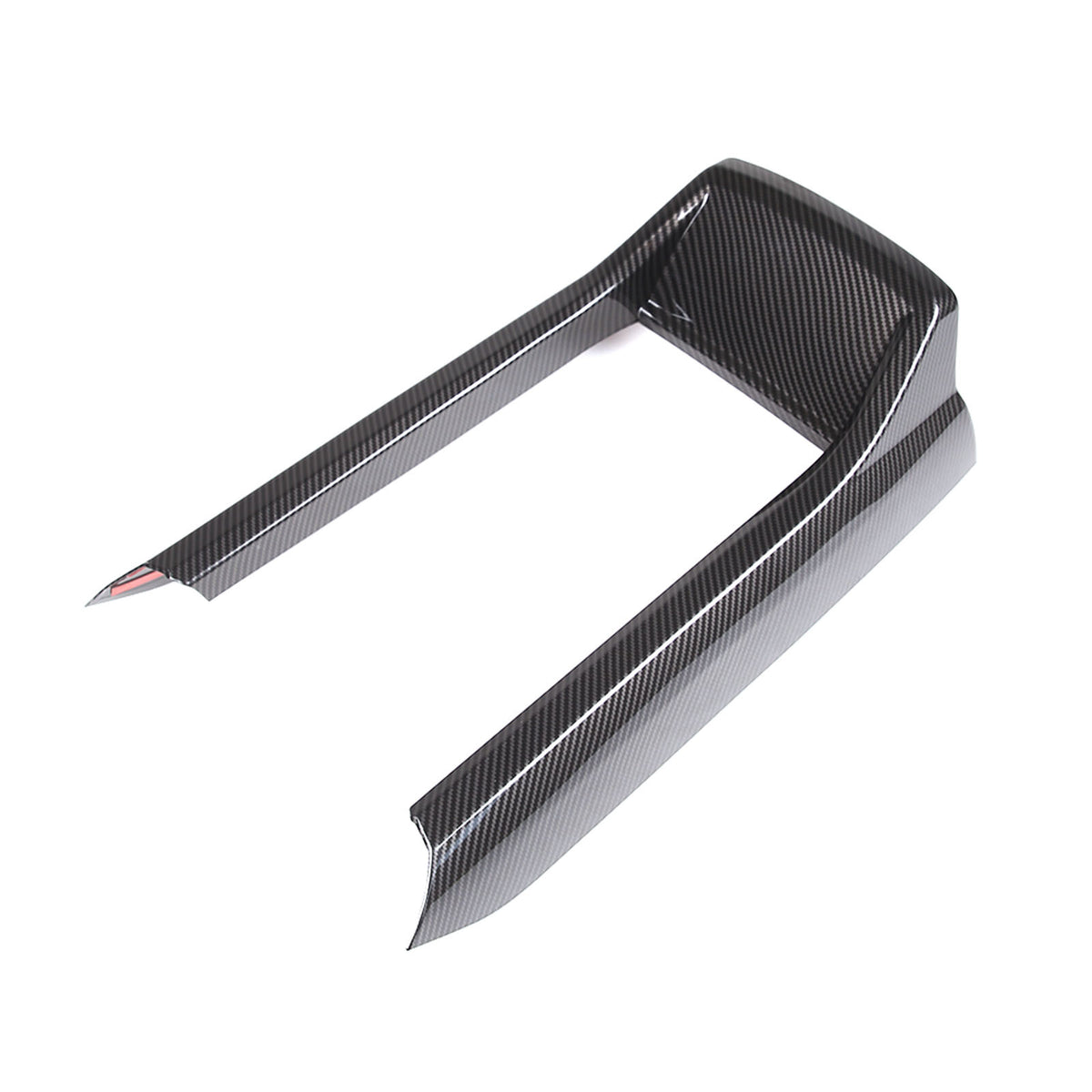 Carbon Fiber Center Console Armrest Box Side Panel Trim for Honda Pilot 16-22 4