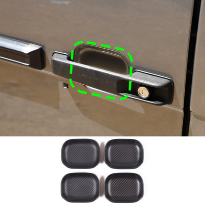 Matte Carbon Fiber Exterior Door Bowl Trim Cover For Mercedes G Class 2004-2018 1