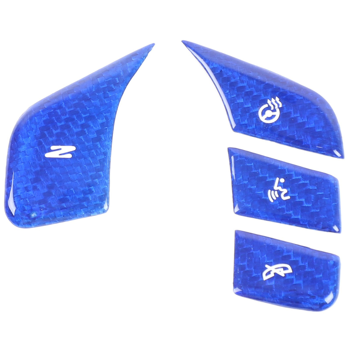 Blue Real Carbon Fiber Full Interior Set Decor Trim Kit for Corvette C8 20-25 - Variants 21-25 34