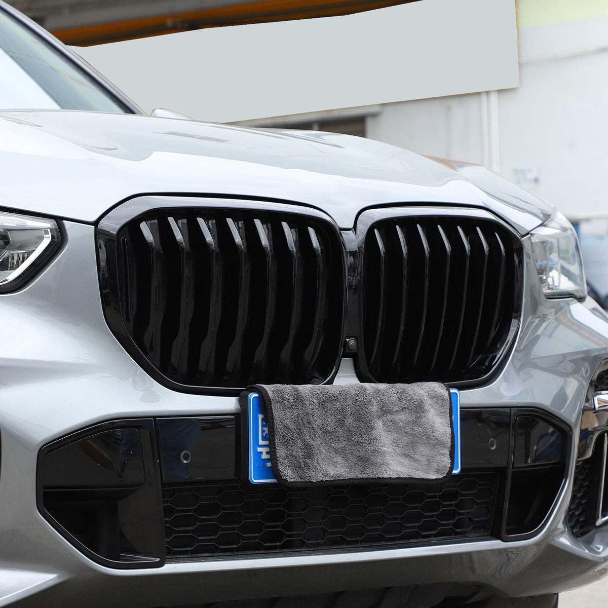 Replace Glossy Black Front Kidney Grille For BMW X5 G05 2019-2022 2023 15