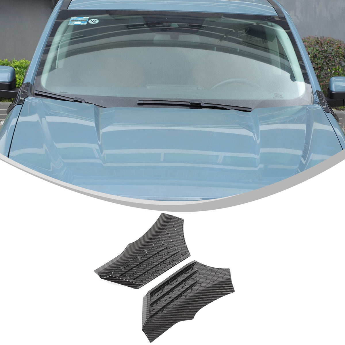 Carbon Fiber ABS Side Fender Upper Trim For Ford Maverick 2022+ US 2