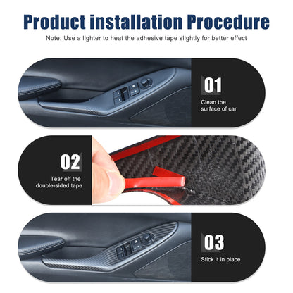 Matte Real Dry Carbon Fiber Interior Full Trim For Mazda MX-5 Miata 2016-2026 54