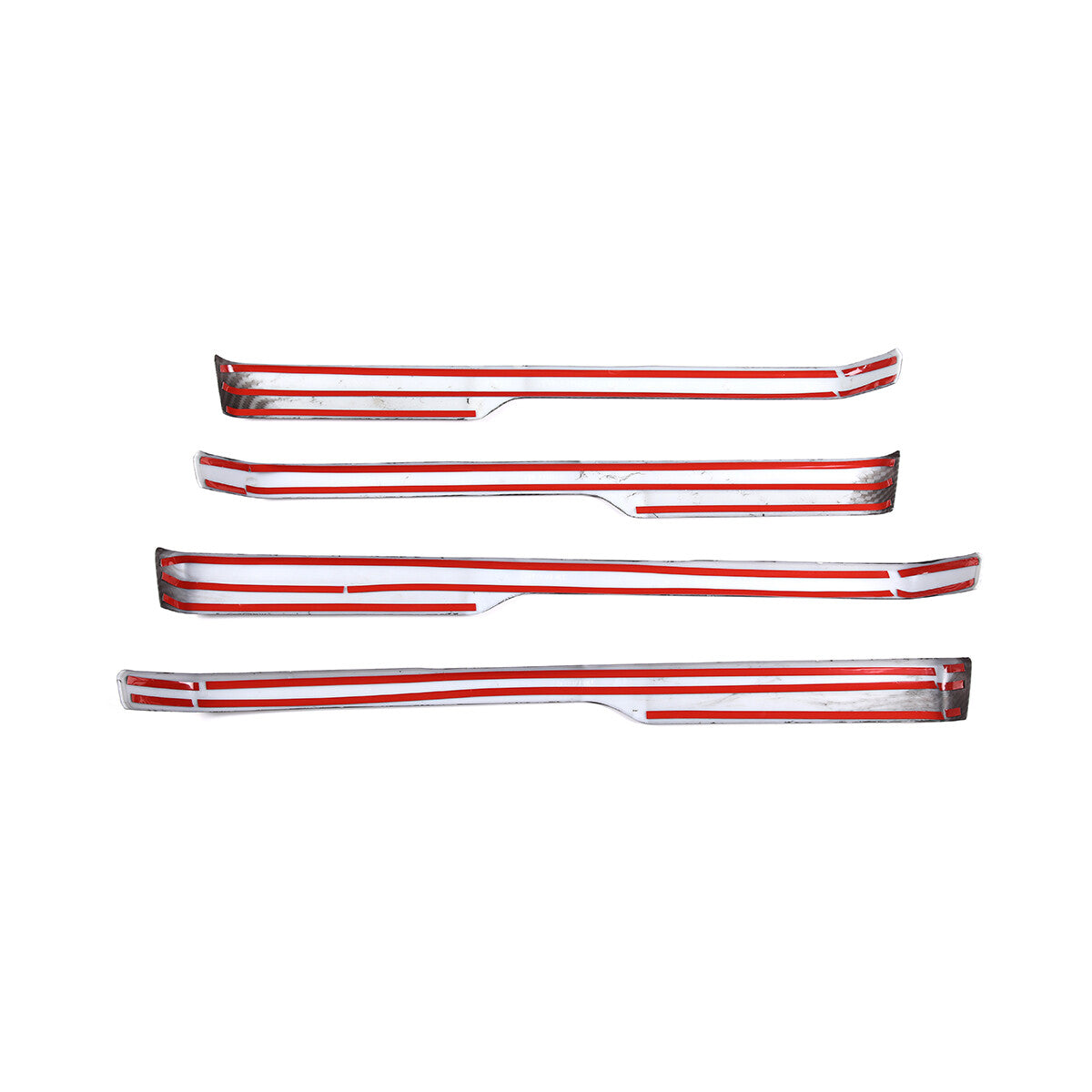 ABS Carbon Fiber Inner Door Panel Trim For Toyota Tundra Crew Cab 2014-2020 2