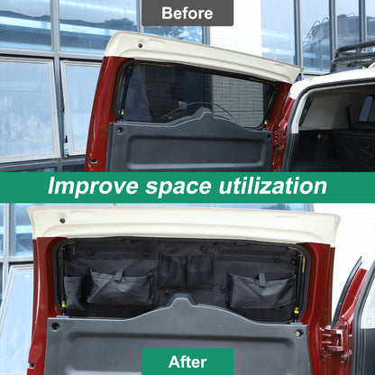 Tailgate Rear Door Window Trunk Storage Bag Organizer For Toyota FJ Cruiser 07+ 16
