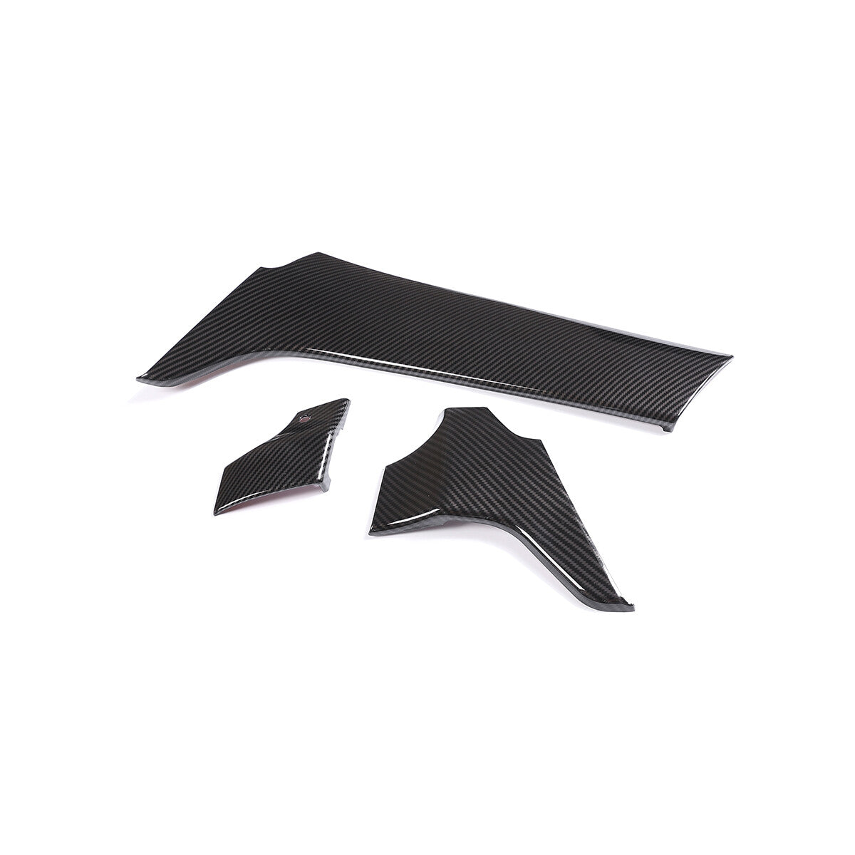 Carbon Fiber ABS Dashboard Door Panel Trim Strip for Benz GLE GLS 2016-19 14