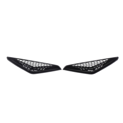 Glossy Piano Black Front Bumper Side Air Vent Grille Trim For BMW iX i20 2022-24 11
