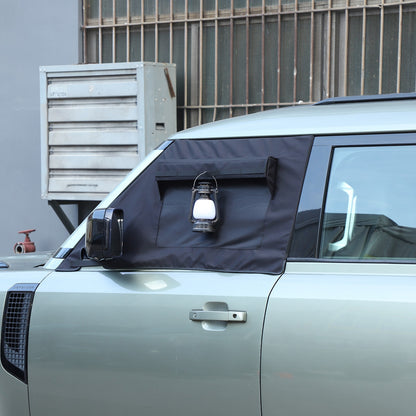 Front Window Sunshade Cover Trim For Land Rover Defender L663 2020+ 7