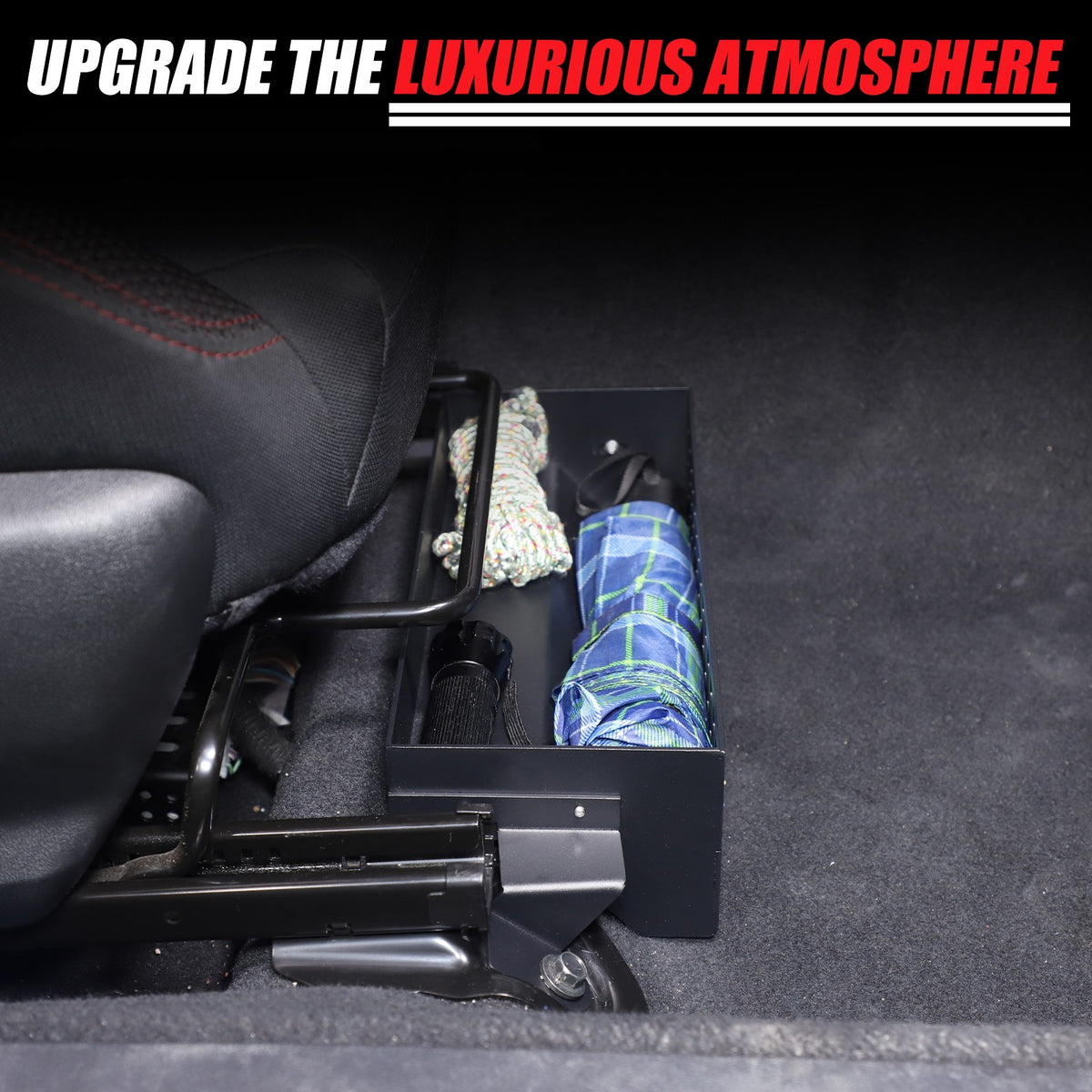 Aluminum Passenger Seat Under-Seat Storage Basket For Subaru WRX VB 2022+ 22