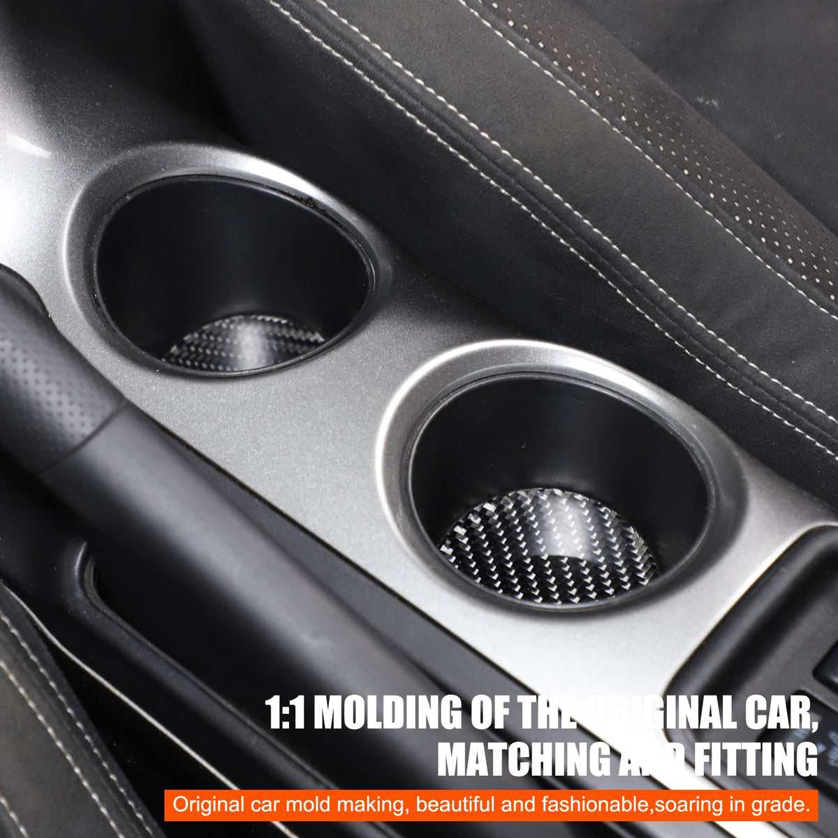 Soft Carbon Fiber Interior Center Console trim Sticker For Nissan Juke 2011-2019 175