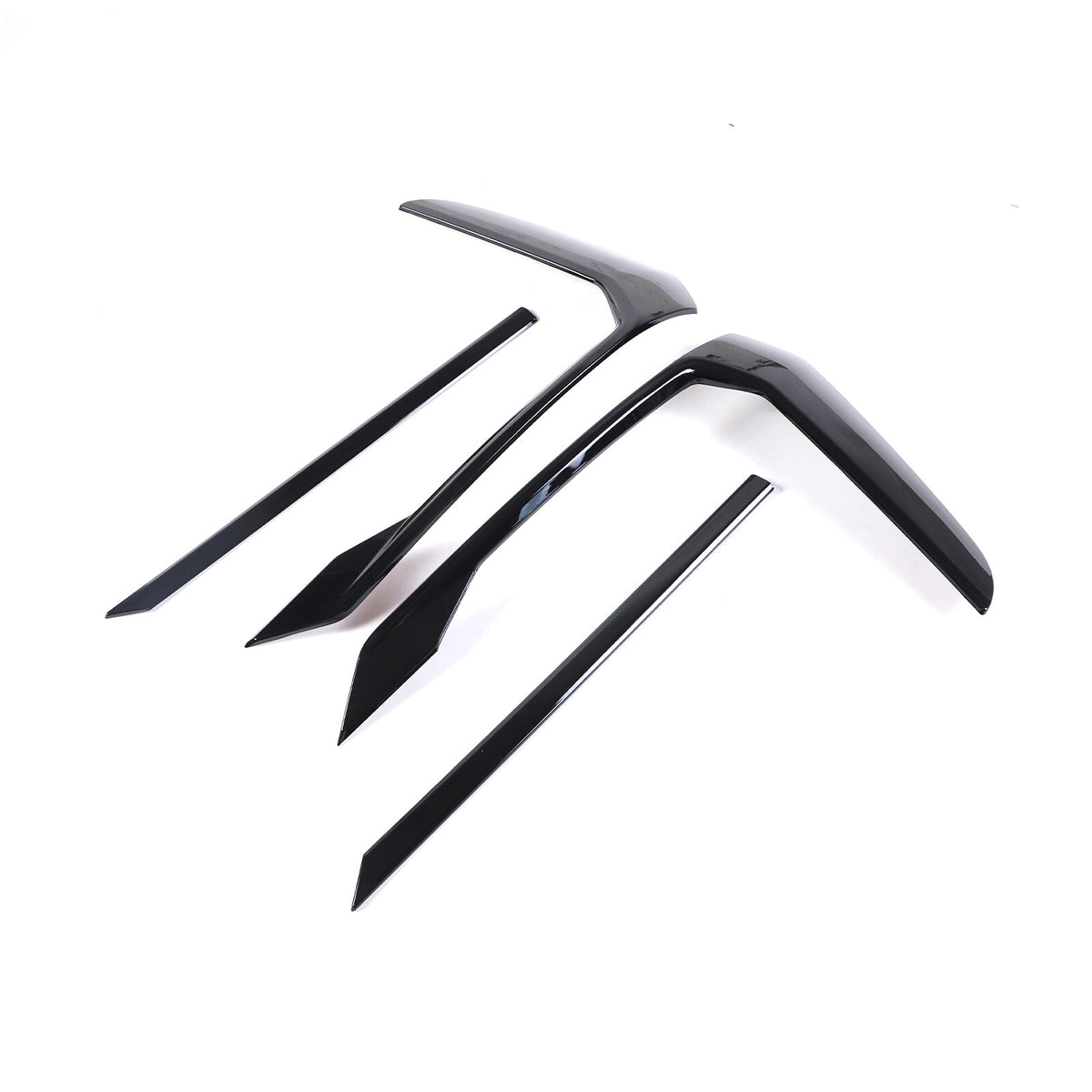 Glossy black Rear Lower Bumper Cover Molding Trim For BMW 5 Series G60 i5 2024+ 4