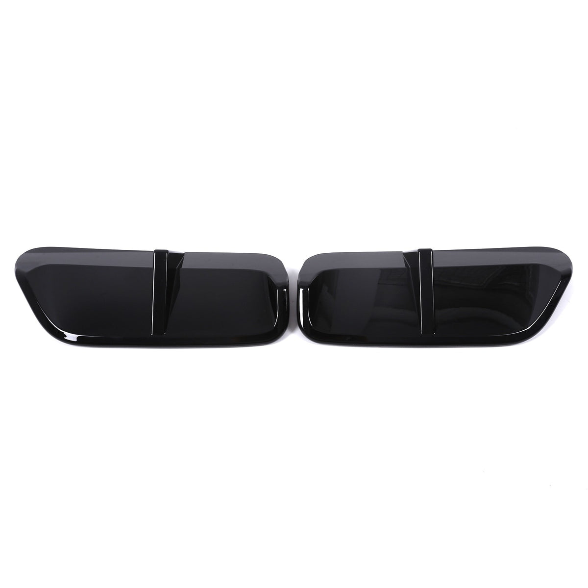 Piano Black Rear Lower Bumper Side Spoiler Trim For BMW X1 U12 23+ Sport US 14