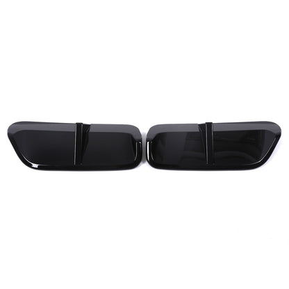 Piano Black Rear Lower Bumper Side Spoiler Trim For BMW X1 U12 23+ Sport US 14