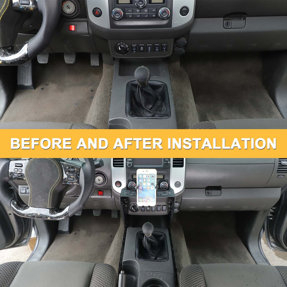 Center Console Multi-Function Extension Platform For Nissan Frontier 2009-2017 18