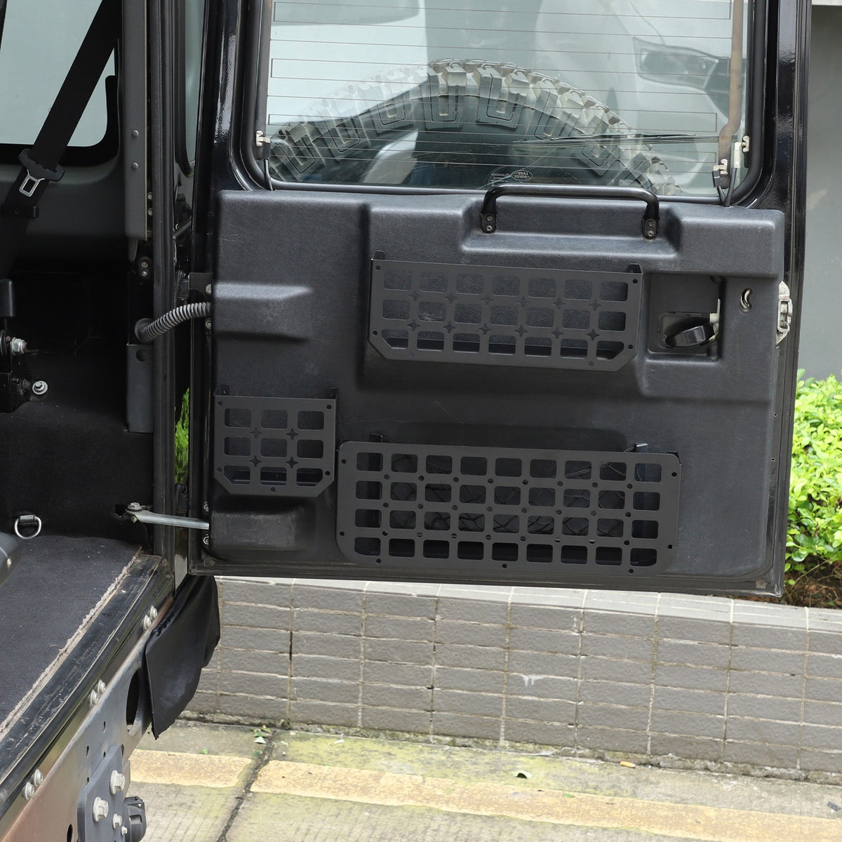 Tailgate Molle Panel Storage Basket For Land Rover Defender L316 2004-2018 61