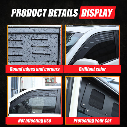 Rear Door Window Louver Air Vent Panel Trim For Toyota Land Cruiser Prado 10-23 10
