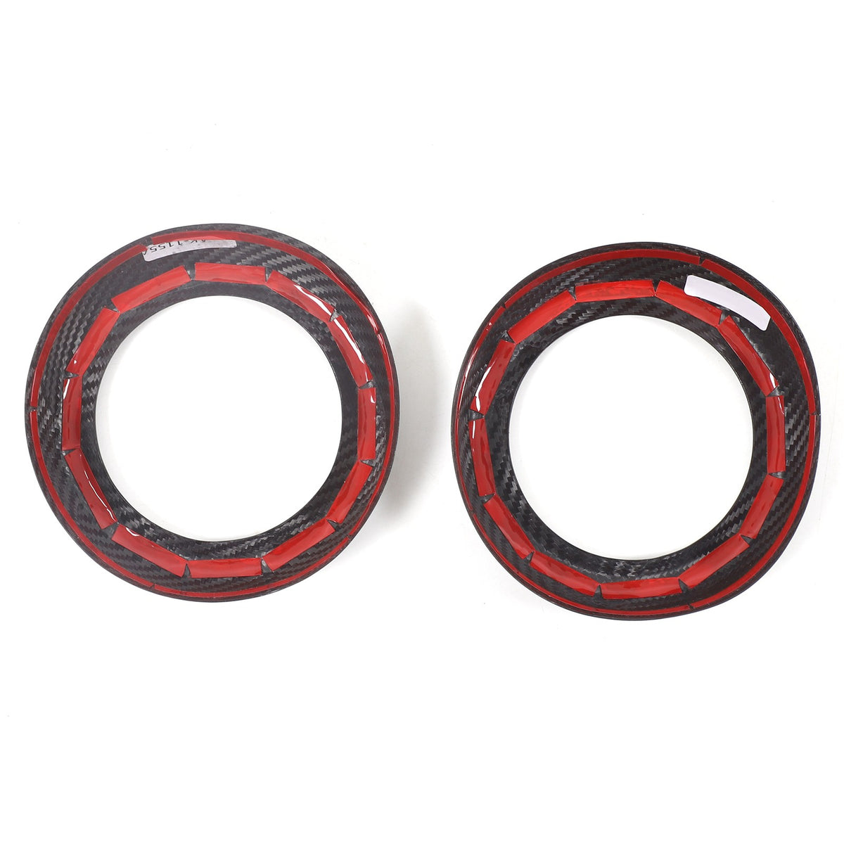 Real Carbon Fiber Center Side Air Vent Outlet Ring Trim For Alfa Romeo Tonale 6