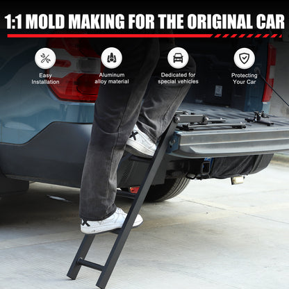 Pickup Truck Tailgate Ladder Foot Step Ladder For Ford Maverick 2022-2024 US 10