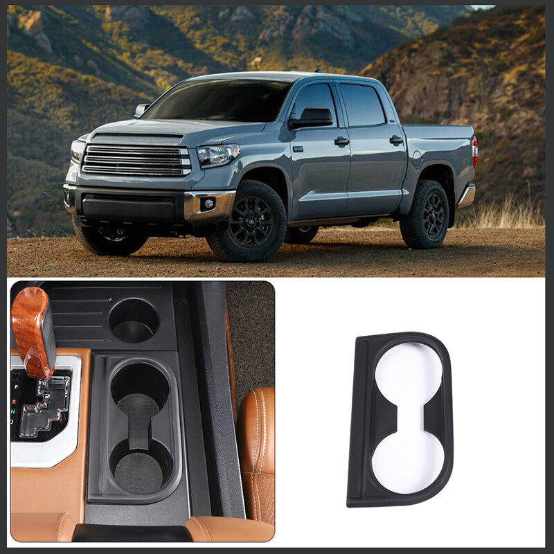 Matte Black Interior Center Console Trim Cover Kit Set For Toyota Tundra 14-21 - Styles 1-5 16