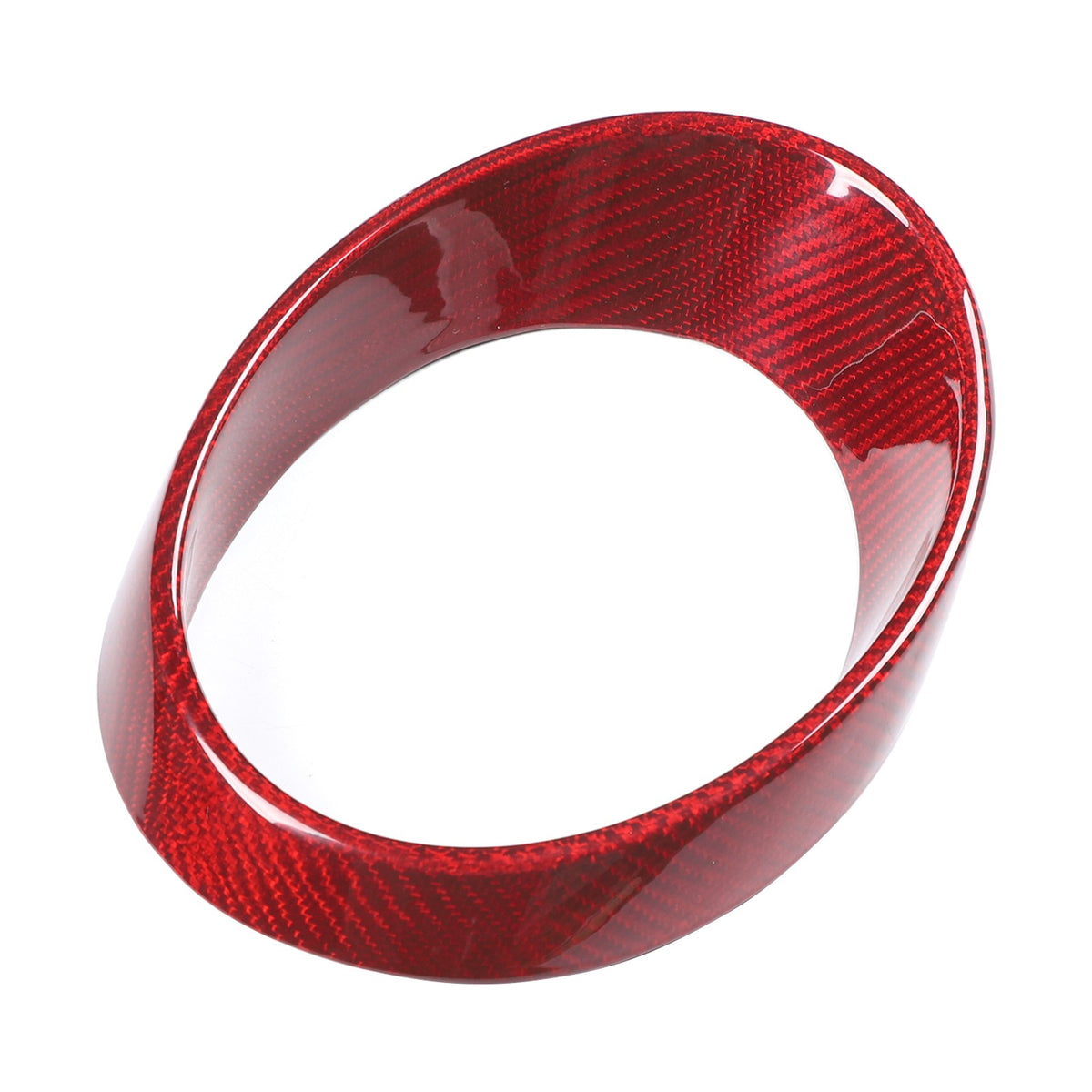Red Real Carbon Fiber Instrument Tachometer Cover For Ferrari 458/488 2011-2016 9