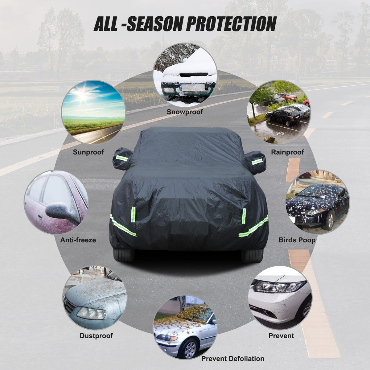 Car Protection Cover Waterproof Sun UV Resistant For LR Defender L663 110 2020+ 12